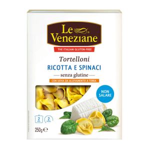 Le Veneziane Tortelloni Ricotta und Spinat Glutenfrei - 250g