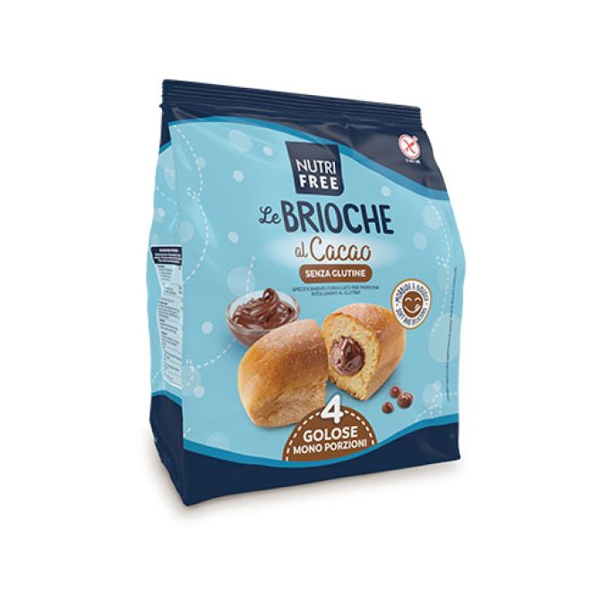 Nutrifree Le Brioche mit Kakao Glutenfrei - 200g (4x 50g)