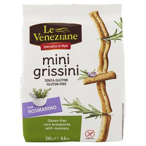 Le Veneziane Mini Grissini con rosmarino Senza Glutine - 250g