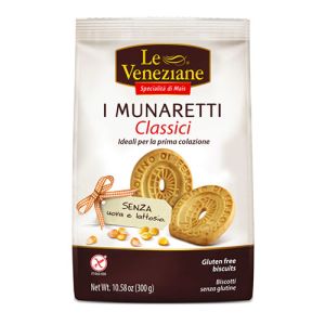 Le Veneziane Biscotti Senza Glutine I Munaretti Classici - 300g
