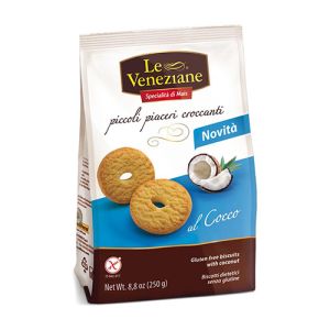 Le Veneziane Biscotti Senza Glutine al Cocco - 250g