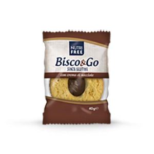 Nutrifree BiscoGo con Crema di Nocciole Senza Glutine - 4x40g