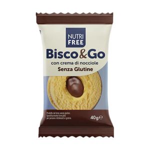 Nutrifree Bisco&Go con Crema di Nocciole Senza Glutine - 4x40g