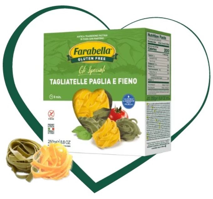 Farabella Tagliatelle Paglia e Fieno Senza Glutine - 250g