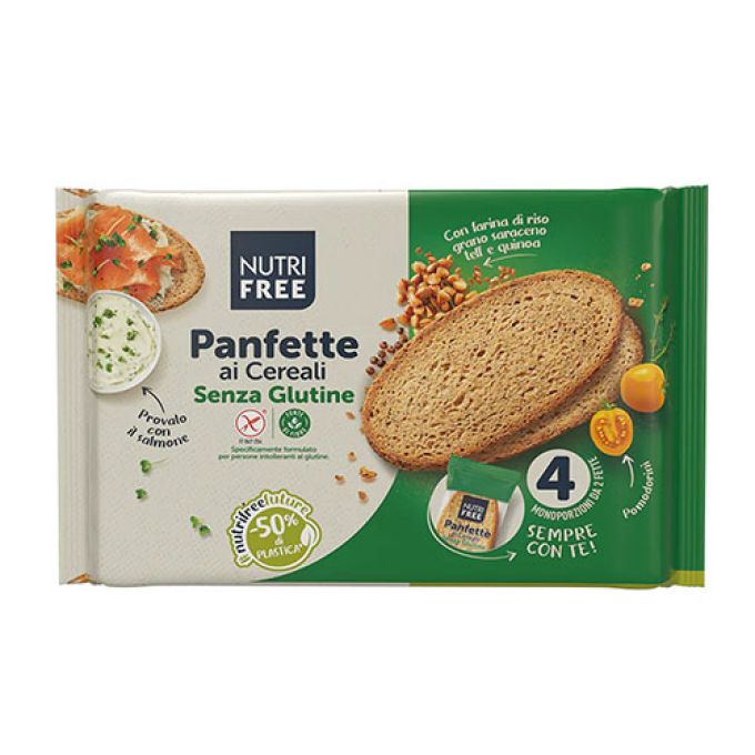 Nutrifree Panfette aux Céréales Sans Gluten - 320g (4x 80g)