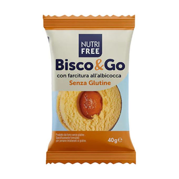 Nutrifree Bisco&Go Abricot Sans Gluten - 4x40g