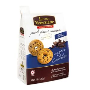 Le Veneziane Kekse mit Schokosplittern Glutenfrei - 250g