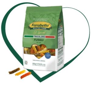 Farabella Fusilli tricolore Sans Gluten - 500g