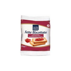 Nutrifree Zwieback mit einer Einzeldosis Glutenfrei - 25g