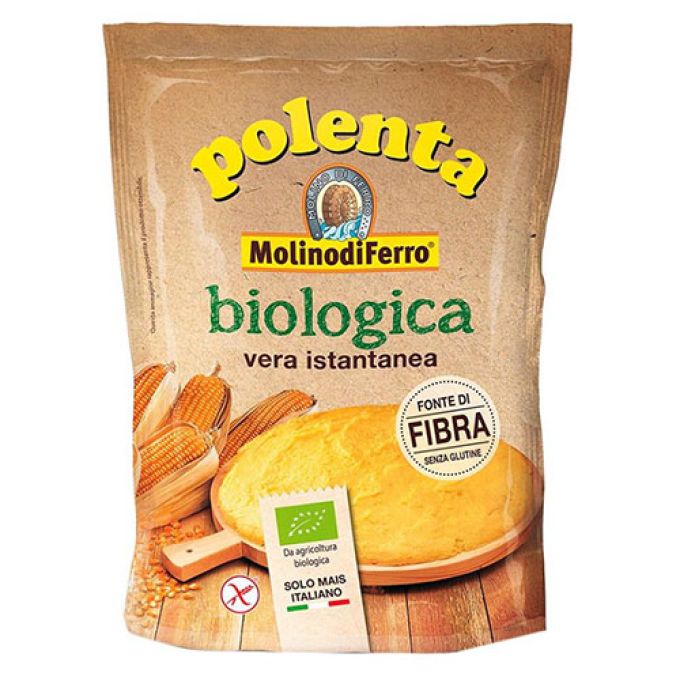 Polenta Gialla Bio Istantanea Senza Glutine - 375g