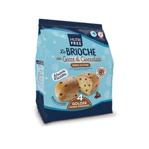Nutrifree Le Brioche mit Tropfen Schokolade Glutenfrei - 200g (4x 50g)