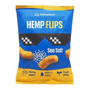 Hempions Hemp Flips Sea Salt Sans Gluten - 30g