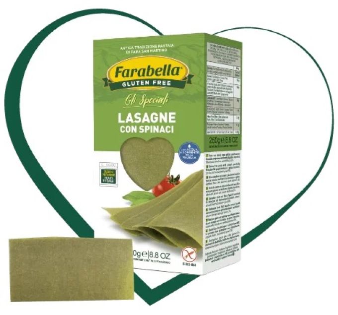 Farabella Lasagne aux Épinards Sans Gluten - 250g