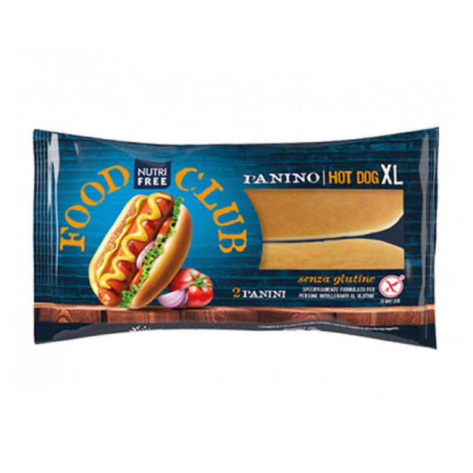 Nutrifree Panino Hot Dog XL Senza Glutine - 130g (2x 65g)