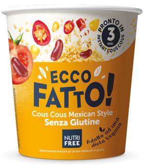 Nutrifree Cous Cous Mexican Style Ecco Fatto! Sans Gluten - 70g