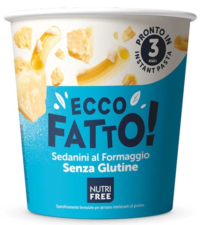 Nutrifree Sedanini al Formaggio Ecco Fatto! Senza Glutine - 70g