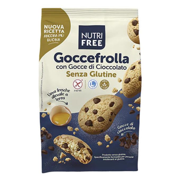 Nutrifree goccefrolla aux Pépites de Chocolat Sans Gluten - 300g