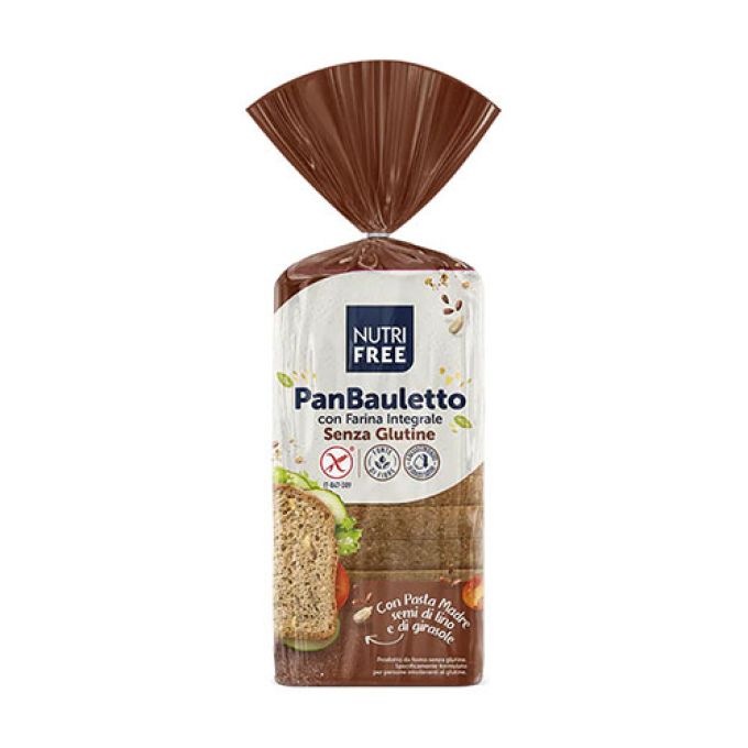 Nutrifree PanBauletto con Farina Integrale Senza Glutine - 300g