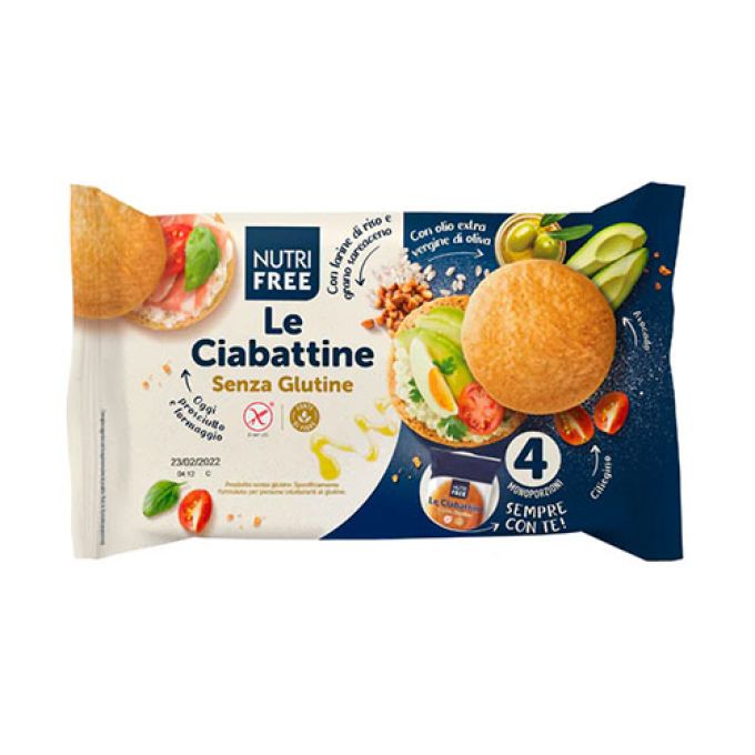 Nutrifree Le Ciabattine Sans Gluten - 200g (4x 50g)