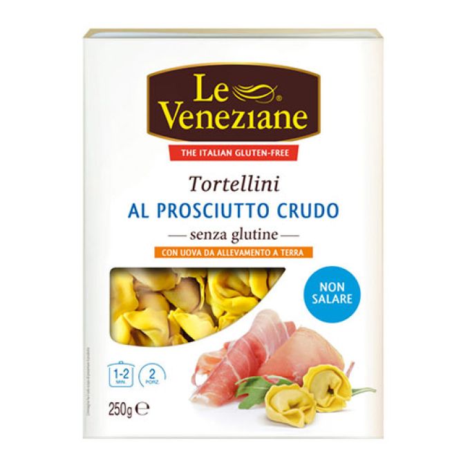 Le Veneziane tortellini au jambon cru Sans Gluten - 250g